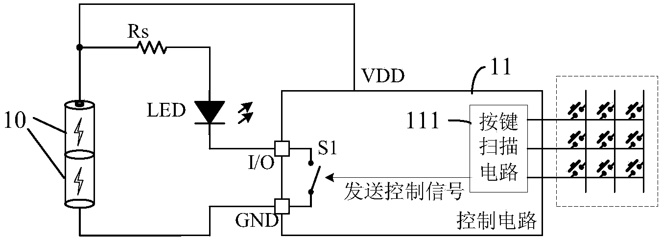 Device for supplying power through battery and power supply method of device