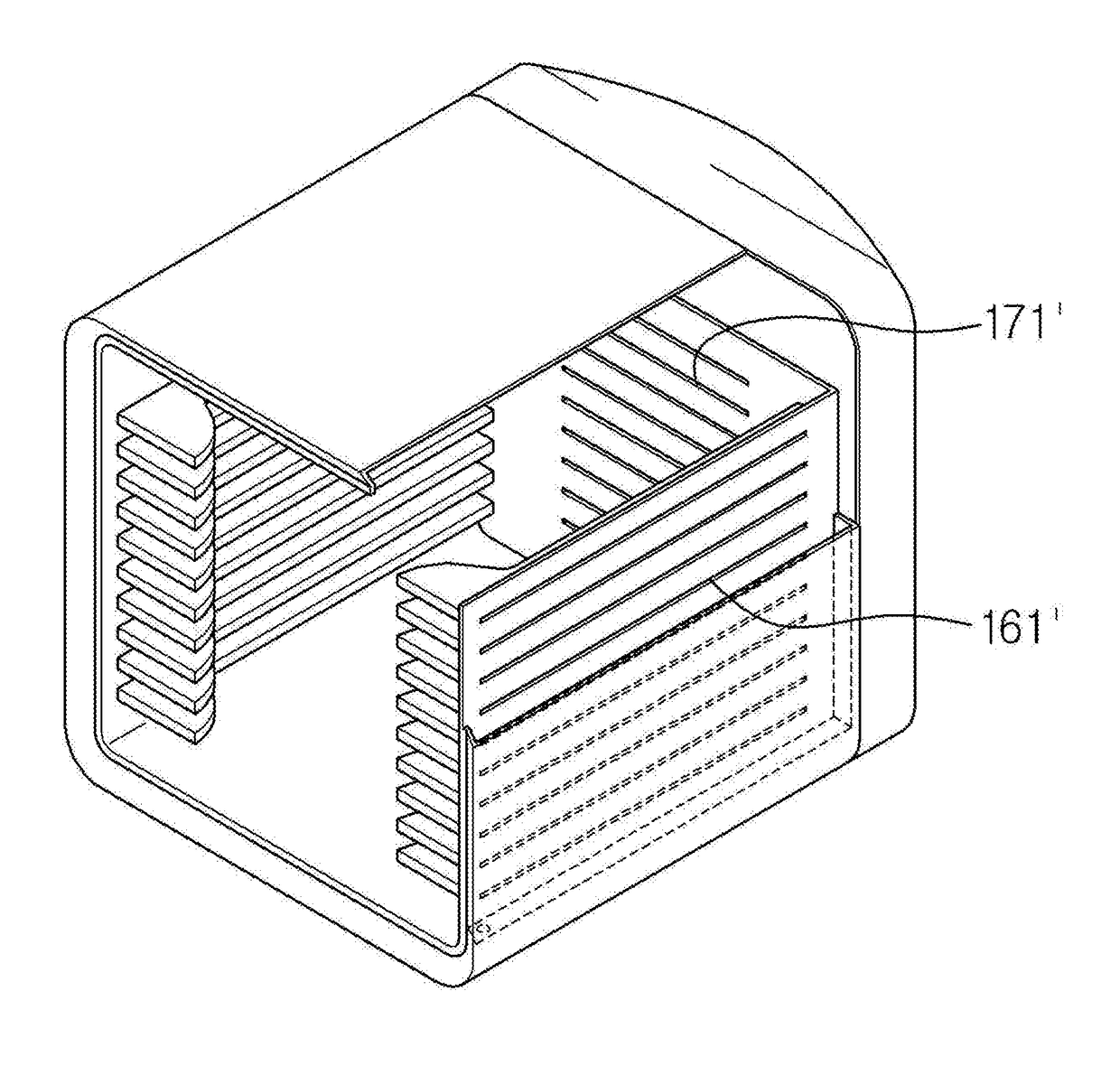 Wafer storage container