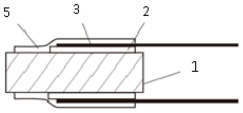 Zinc oxide piezoresistive element with solder alloy layer electrode and preparation method thereof