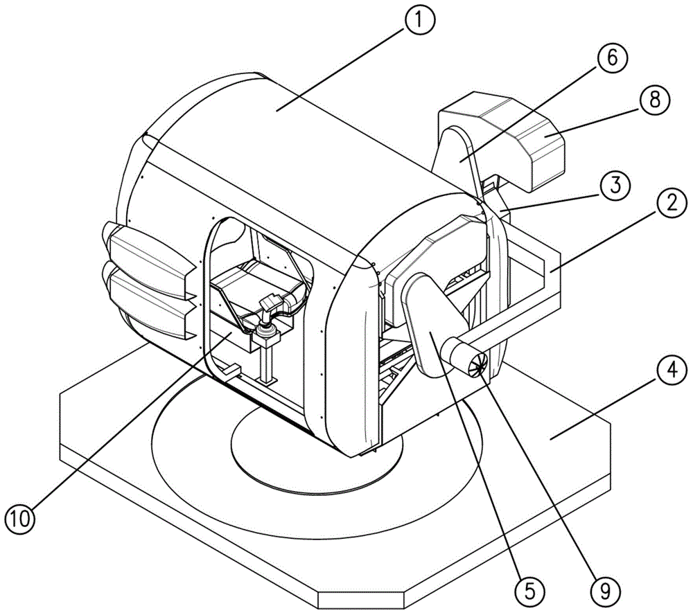 Rotating flight simulator