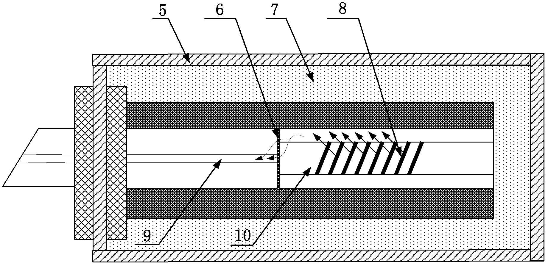 Optical fiber vector vibration sensor