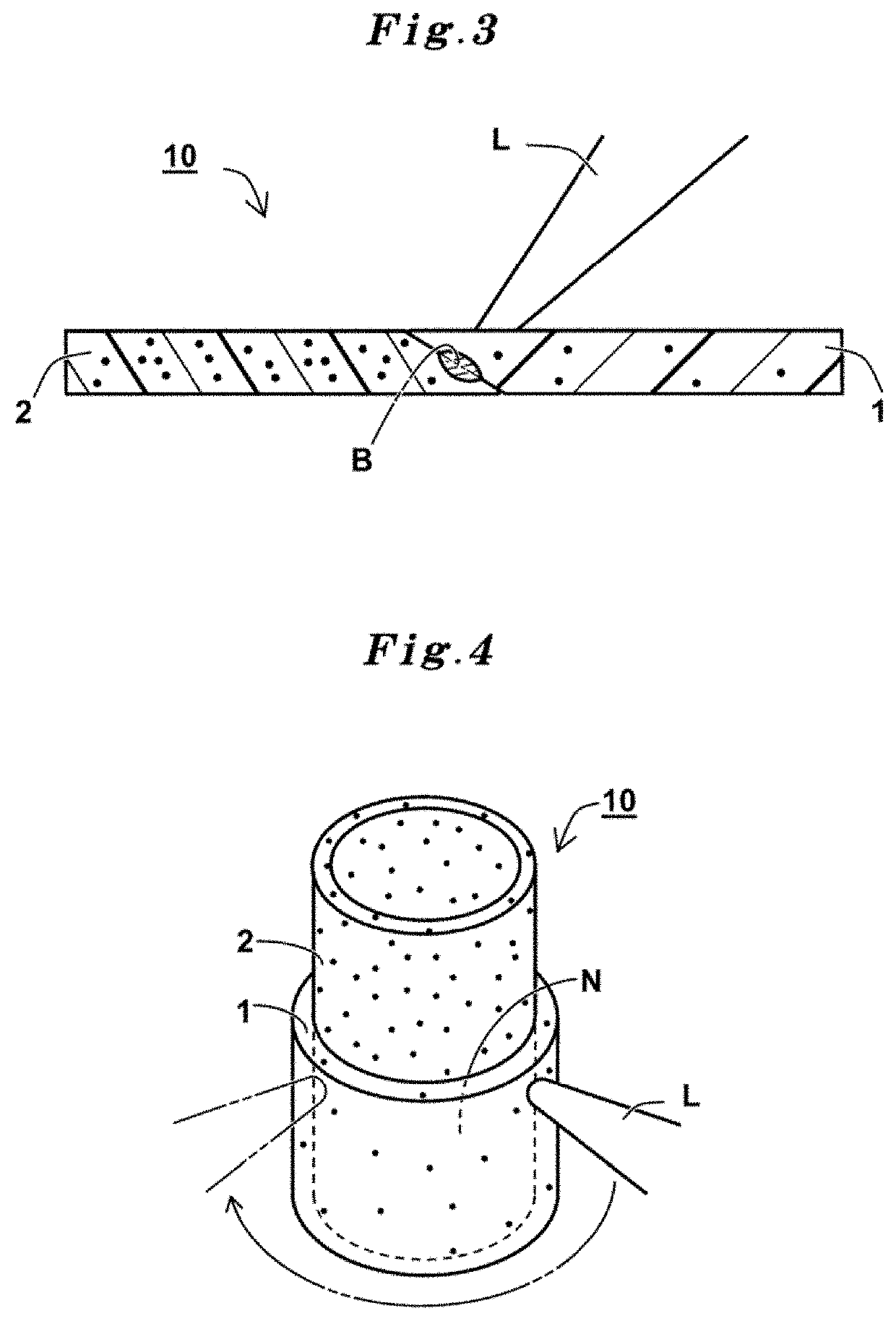 Laser welded body and method for manufacturing same