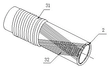 Dry-method winding formation method for carbon fiber composite transmission axle tube