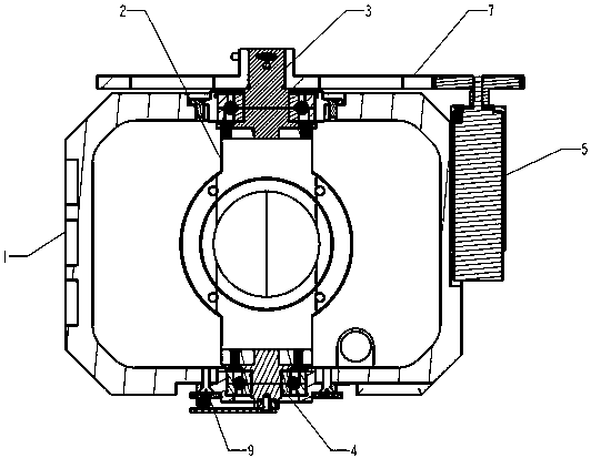 Vehicle-mounted photoelectric equipment dual-field-of-view rotation switching varifocal mechanism