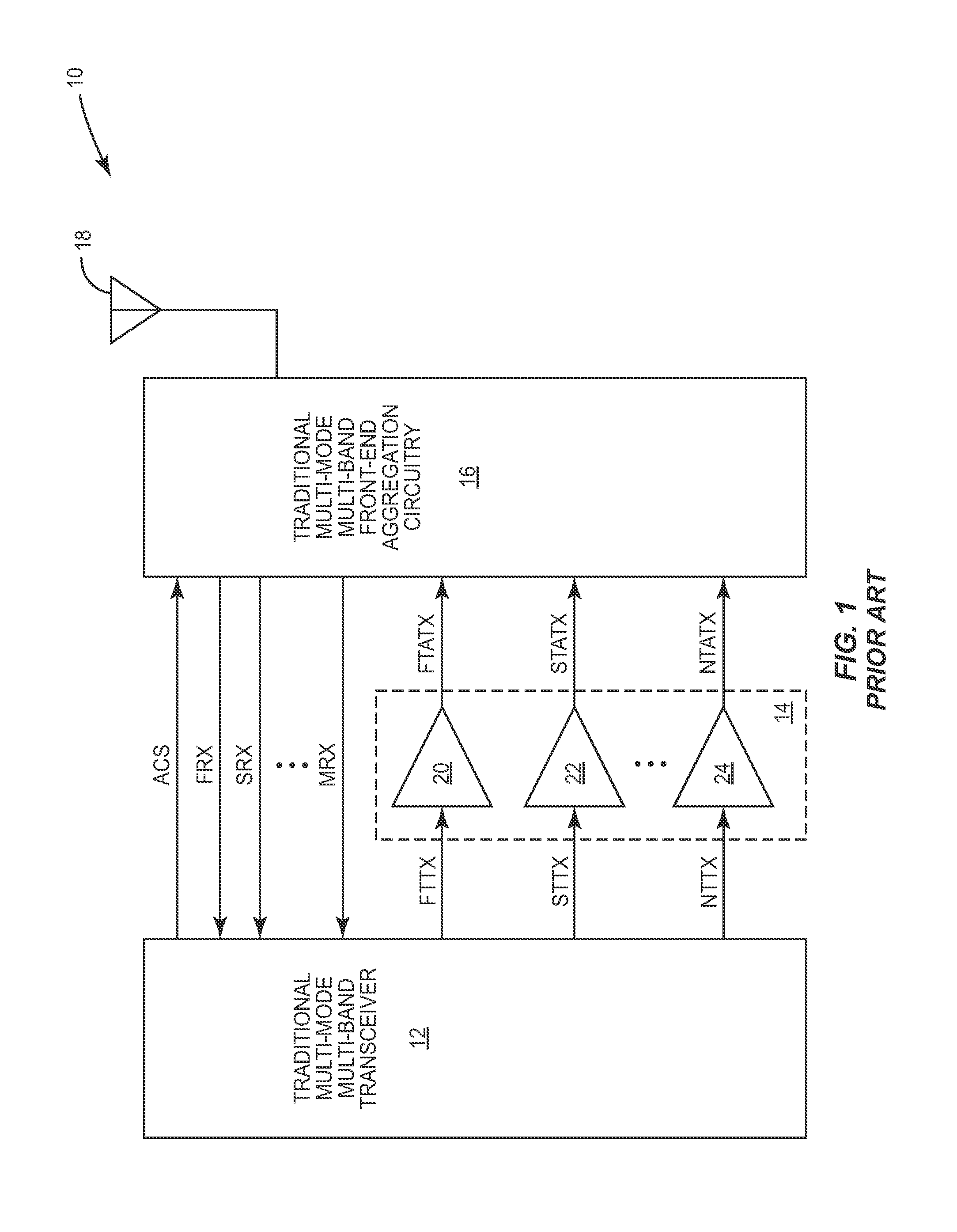 Direct current (DC)-dc converter having a multi-stage output filter