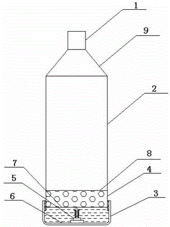 Self-refrigerating or self-heating beverage bottle