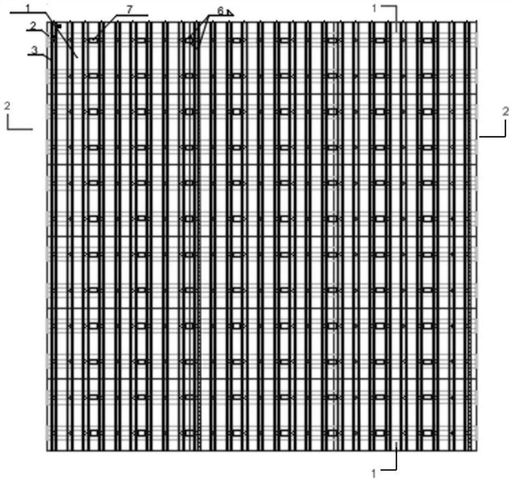 Fair-faced concrete formwork splicing and reinforcing method