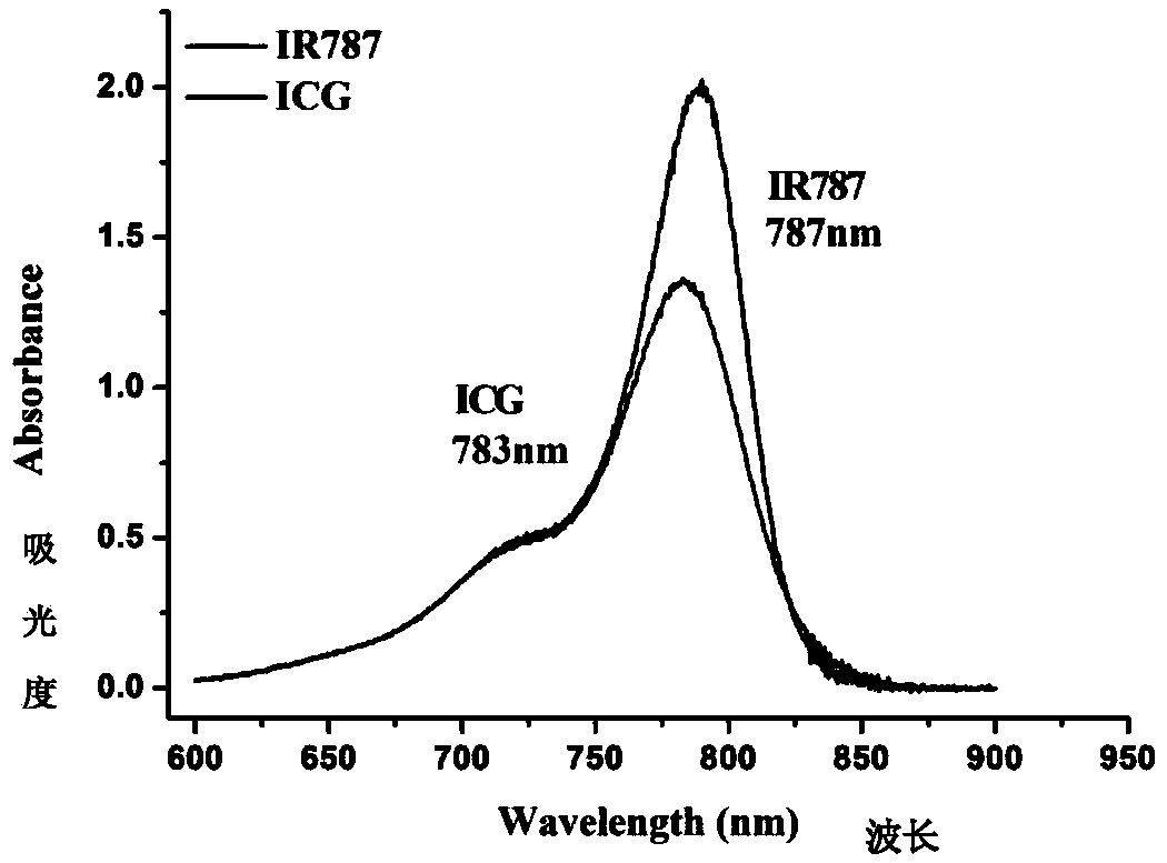 A kind of near-infrared fluorescent molecular probe and its synthesis method and application