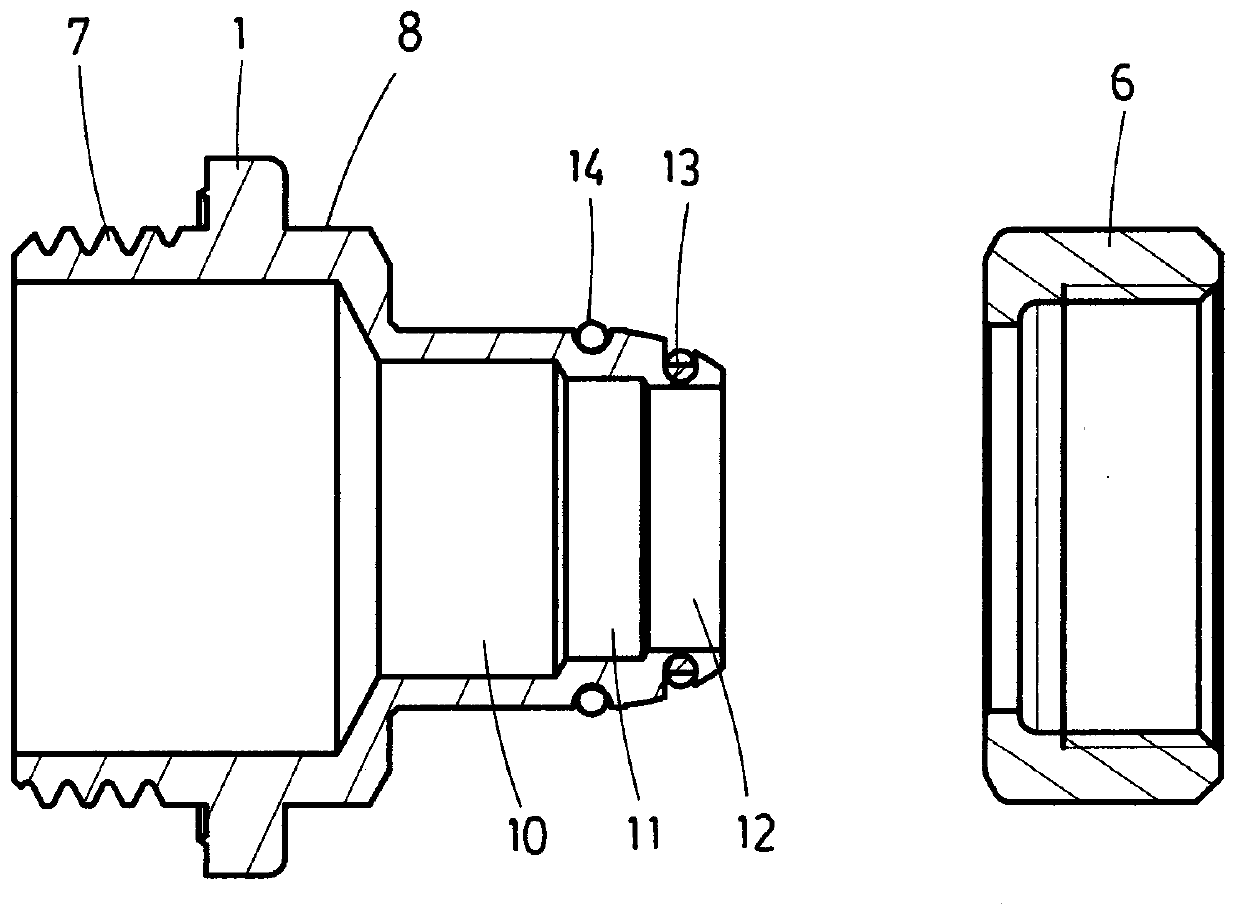 Connection device for radiator
