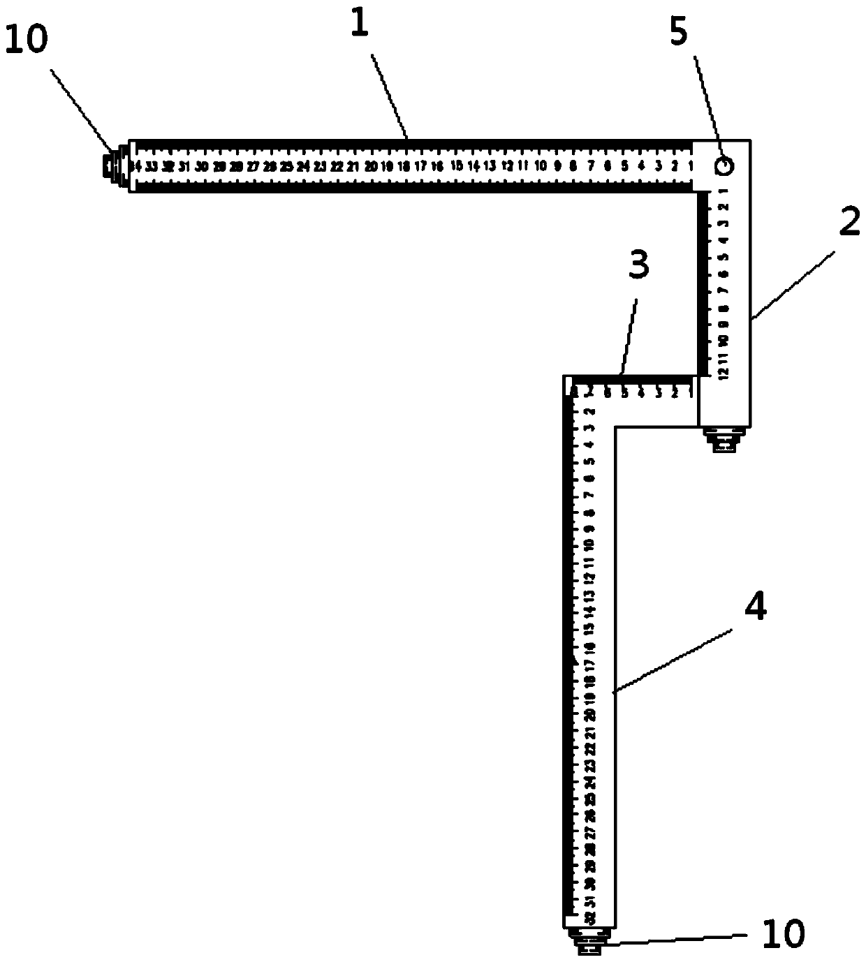 Arched ruler