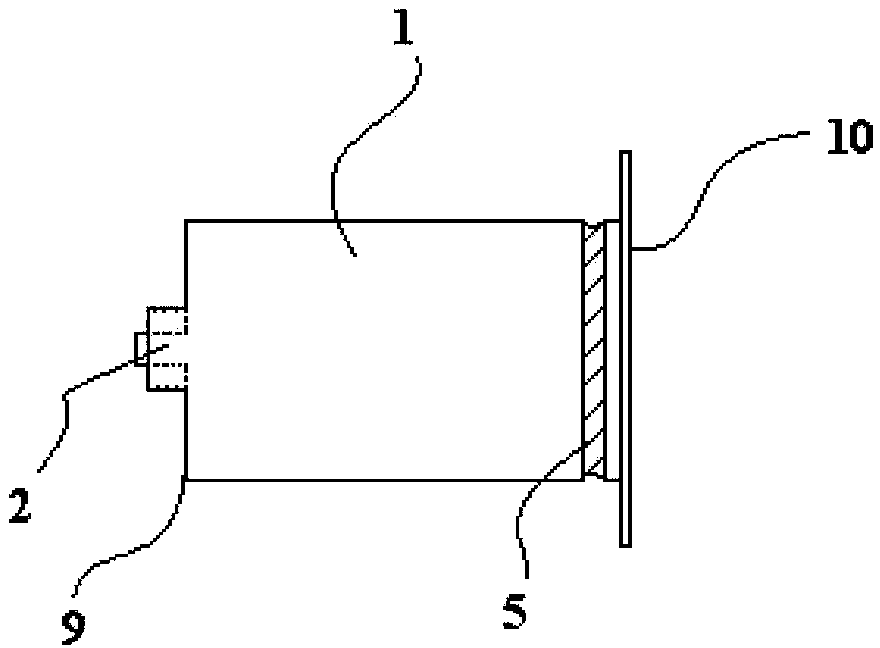 Positive-pressure pulse type flushing-pipe injector for detaining passages of blood vessels