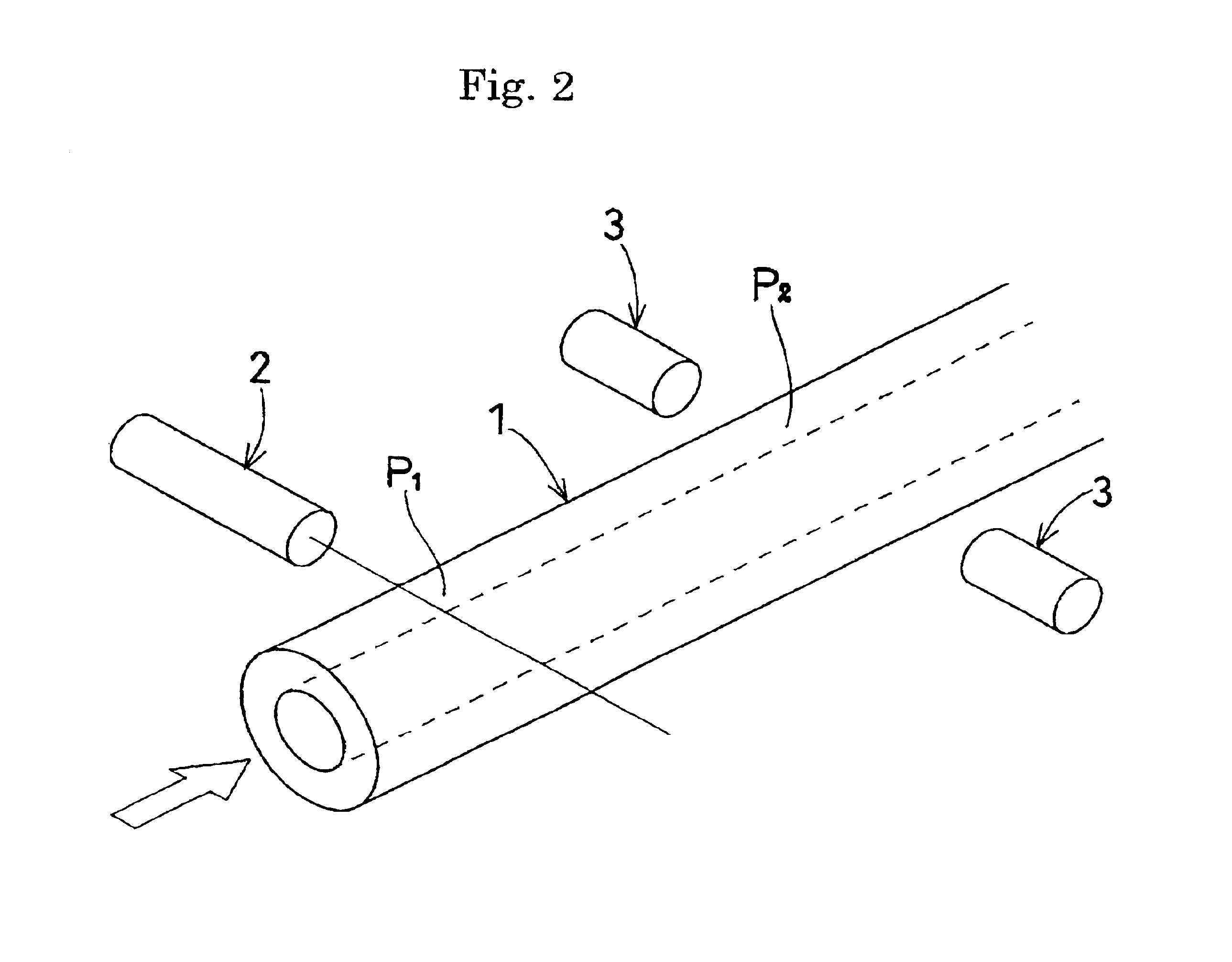 Method for measuring flow within an open tube