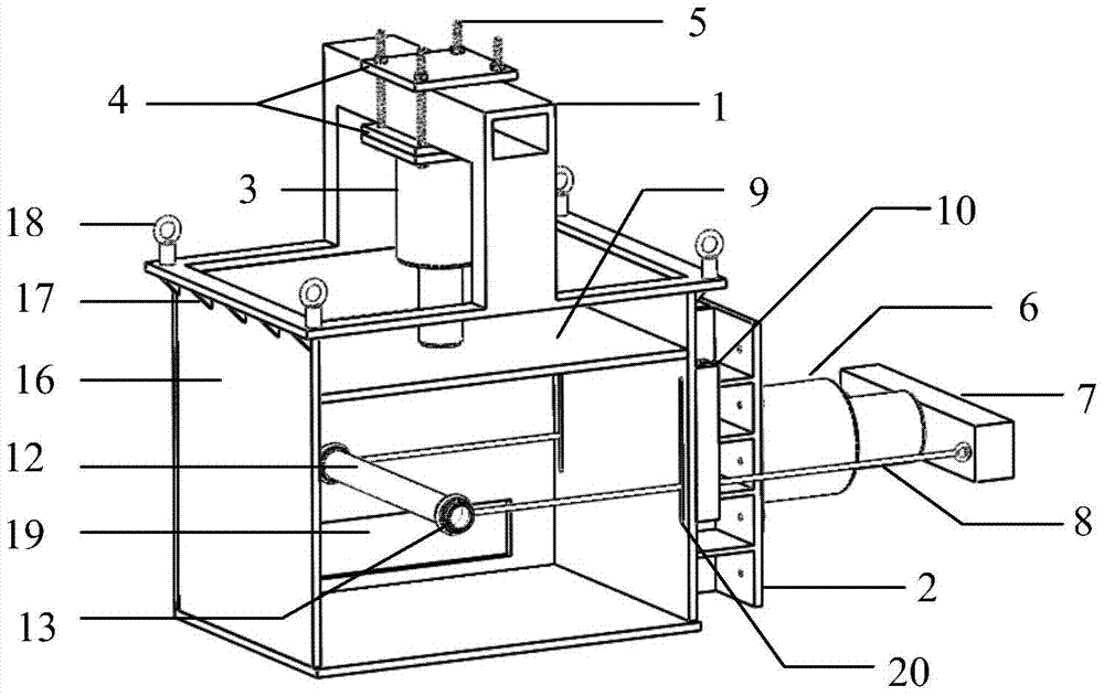 Self-balancing buried pipeline and soil interaction test device