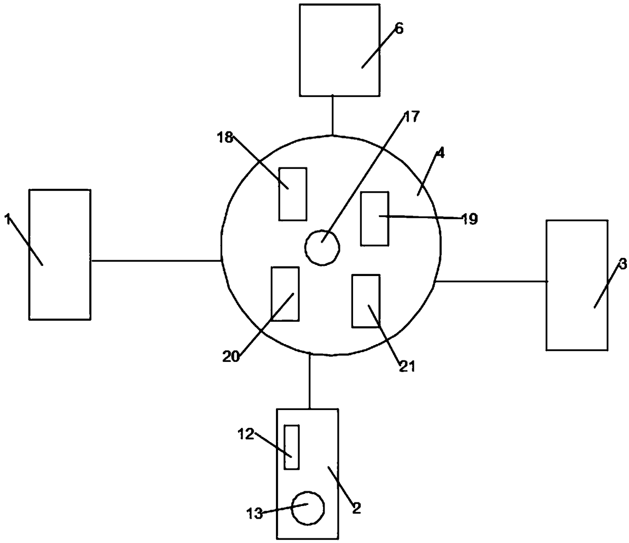 Teaching integrated system with Internet-of-things and work process thereof