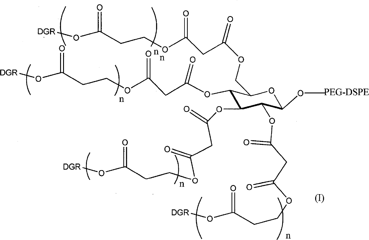 Polyethylene glycol-distearoyl phosphatidyl ethanolamine derivant and preparation method thereof