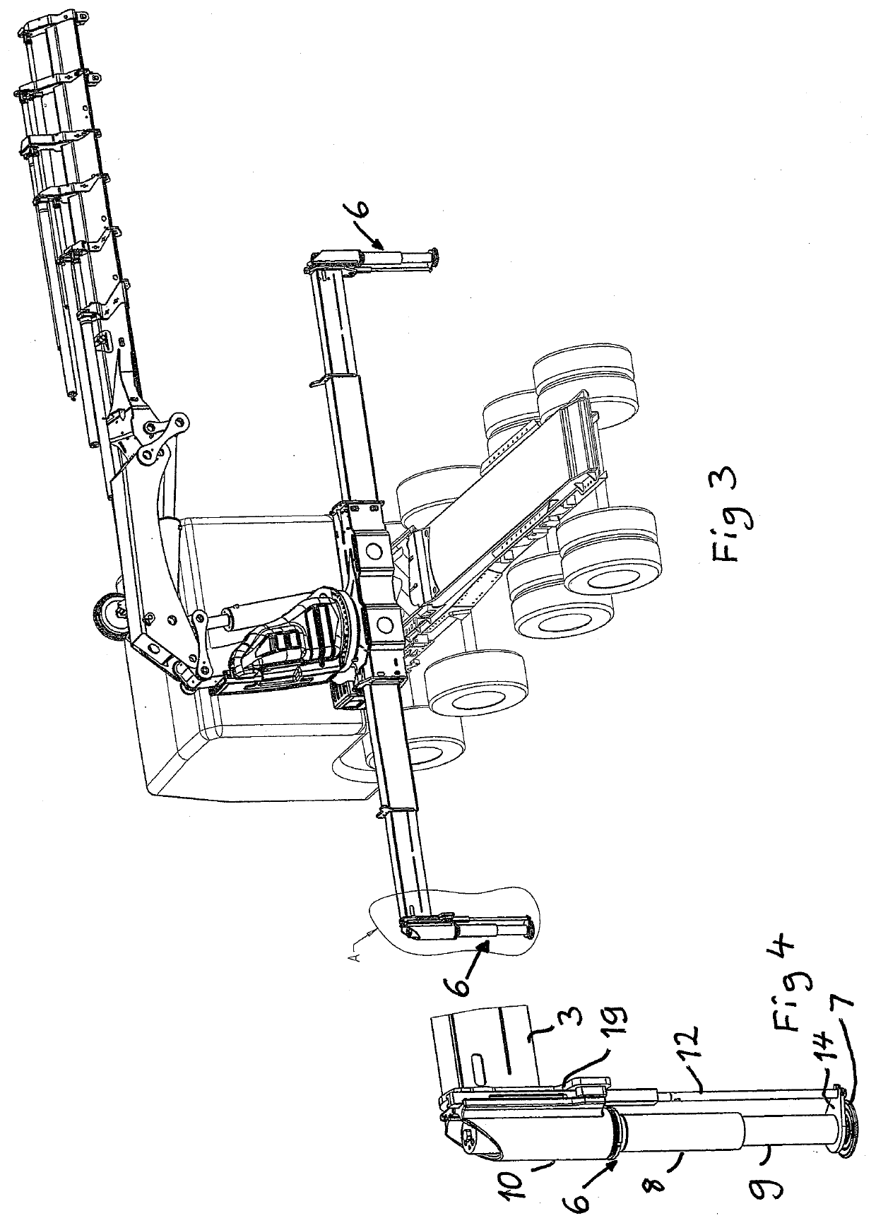 Stabilizer leg device