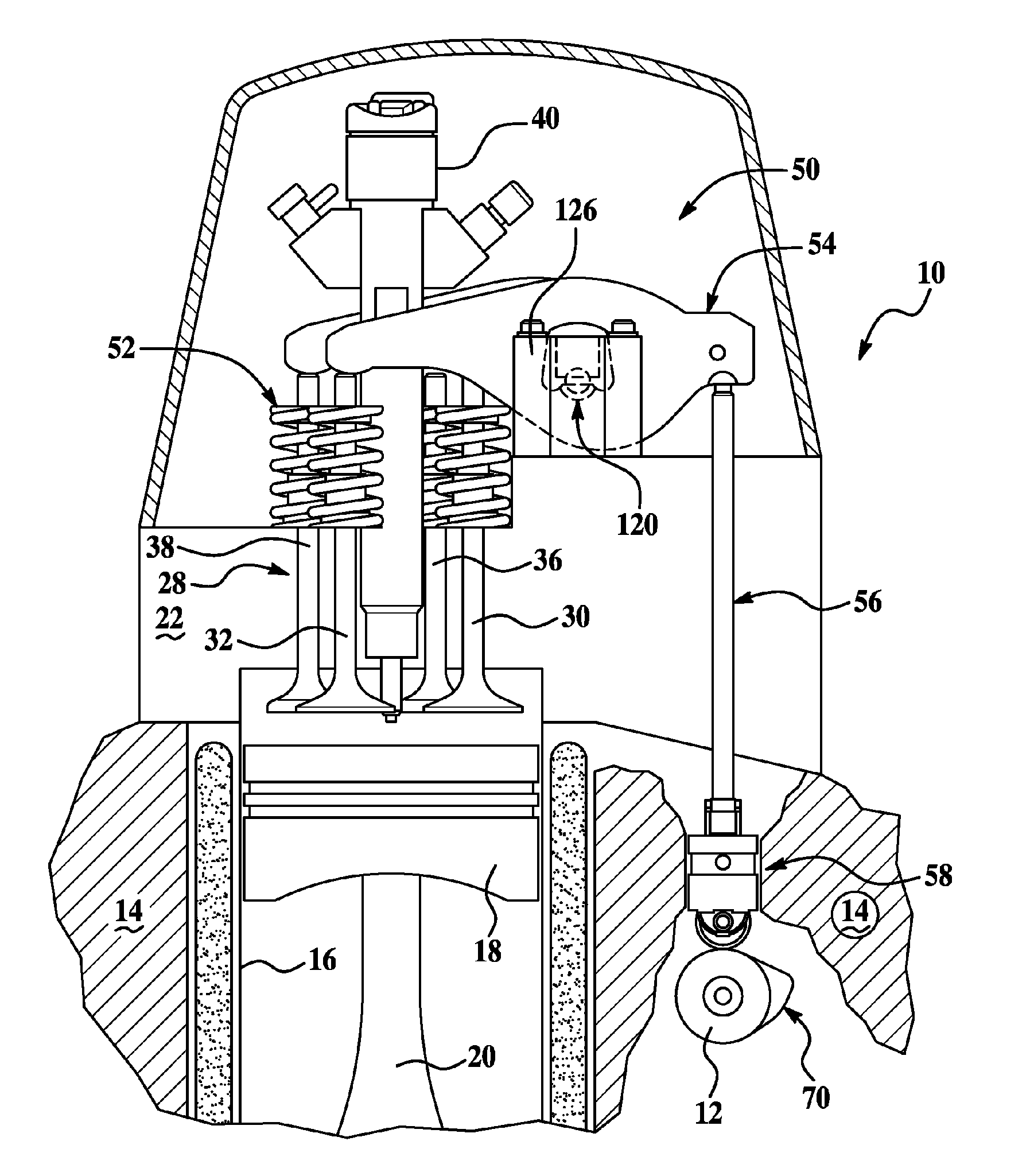Engine and valvetrain with dual pushrod lifters and independent lash adjustment