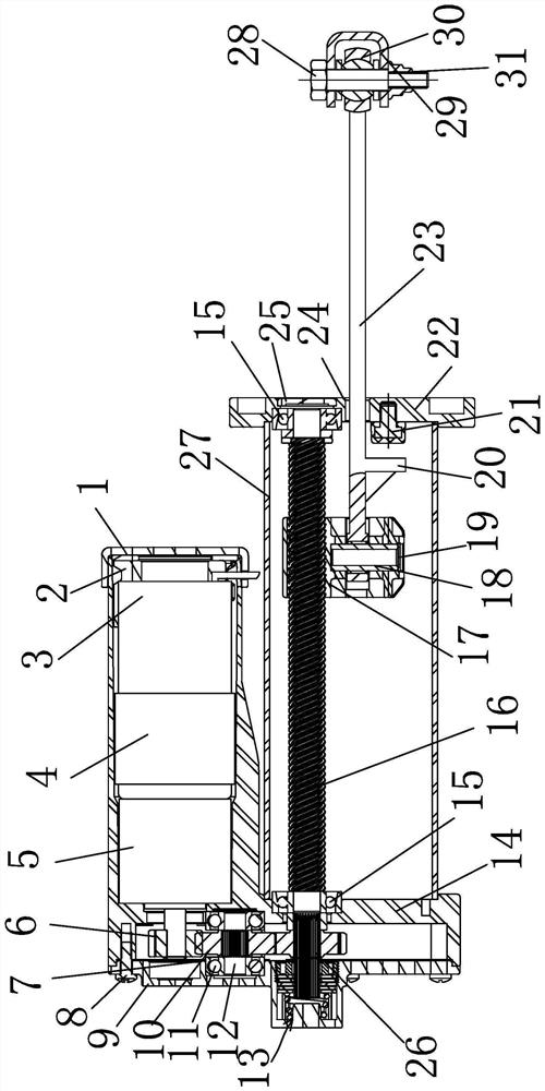 Automobile door driving mechanism