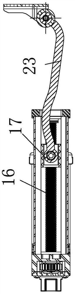 Automobile door driving mechanism