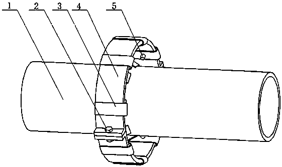 Monitoring device and system for security of plastic pipeline