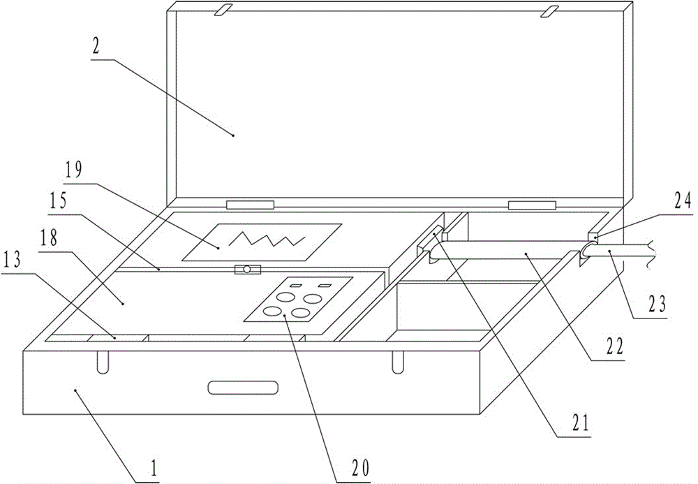 Electrocardiograph carrying box