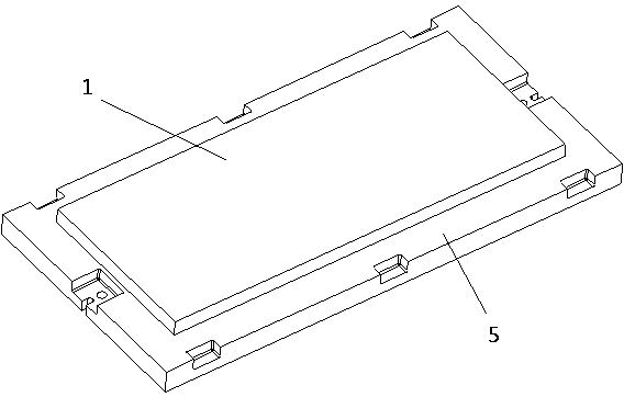 Method for clamping porous parts by applying general vacuum platform