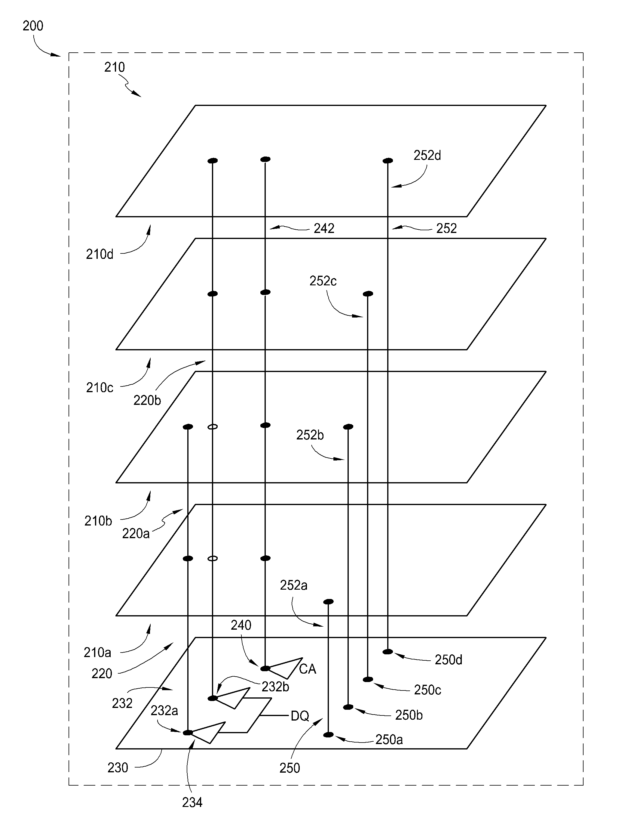 Method and apparatus for optimizing driver load in a memory package