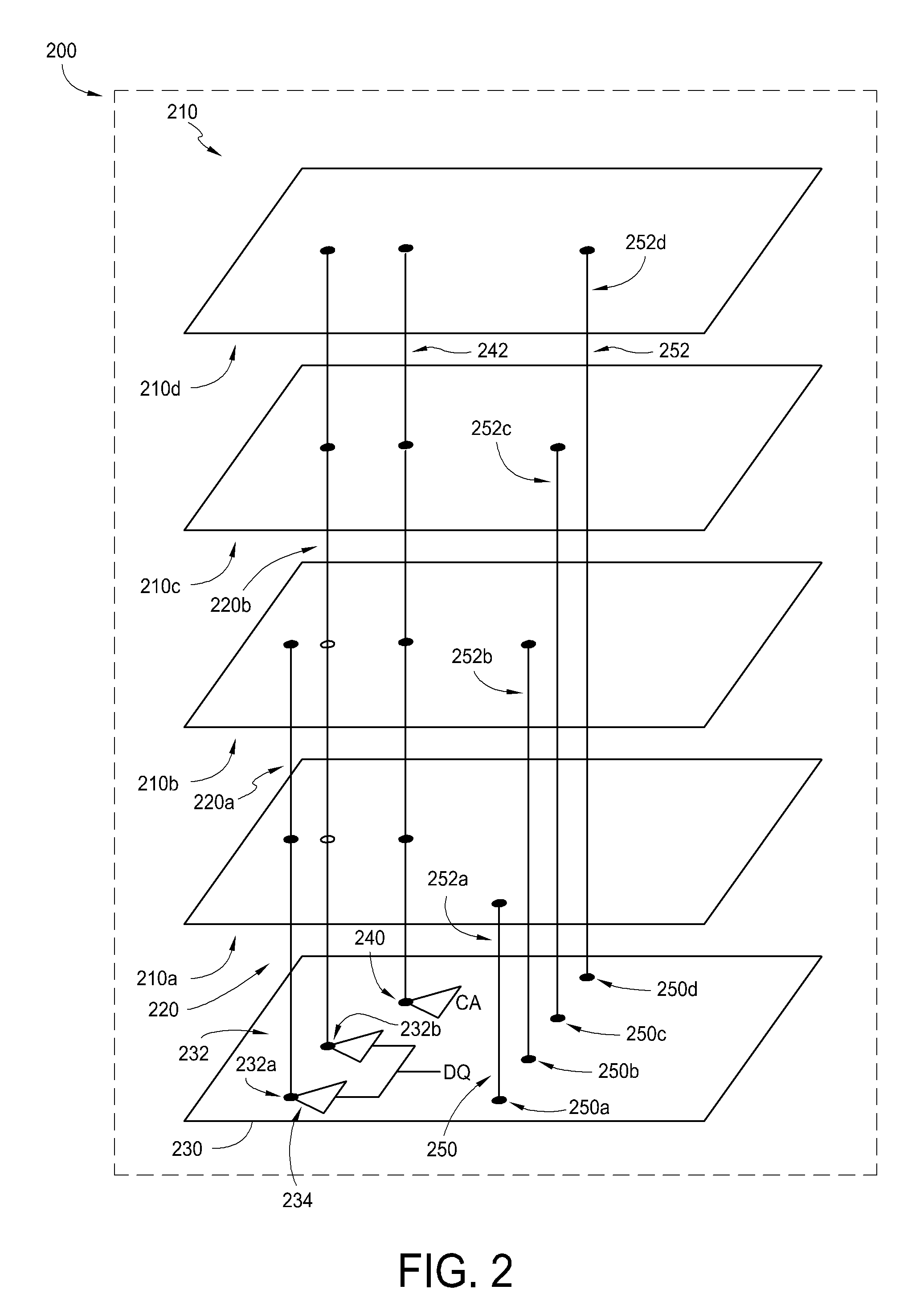 Method and apparatus for optimizing driver load in a memory package