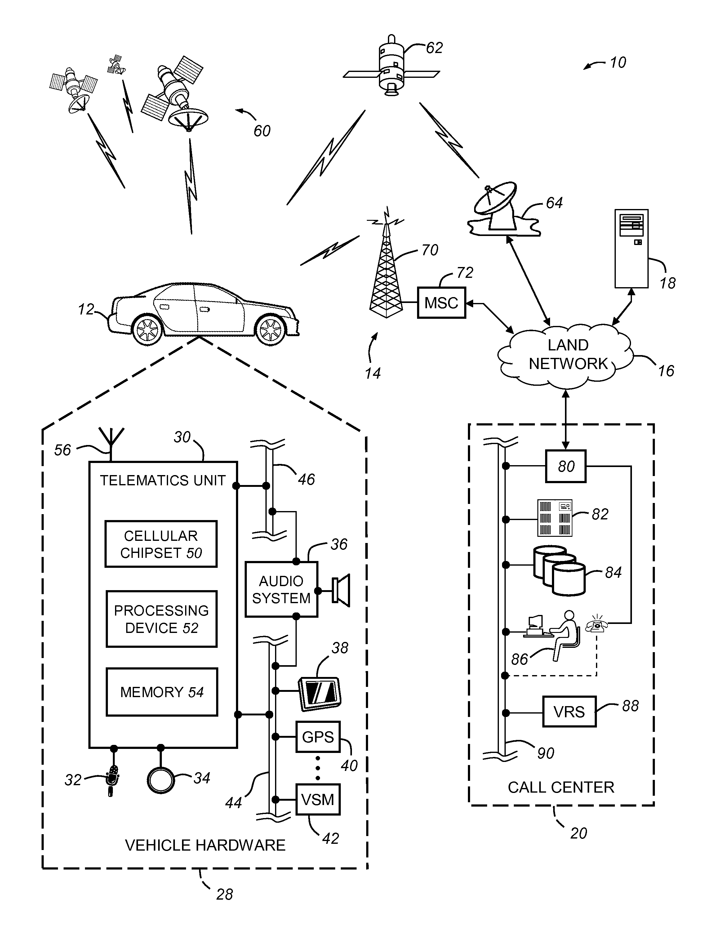 Switching between acoustic parameters in a convertible vehicle