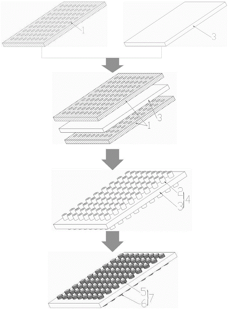 Preparation method of a self-humidifying ordered polymer membrane electrode