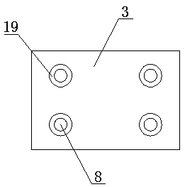 Prefabricated building combined adjustable supporting frame