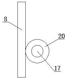 Prefabricated building combined adjustable supporting frame