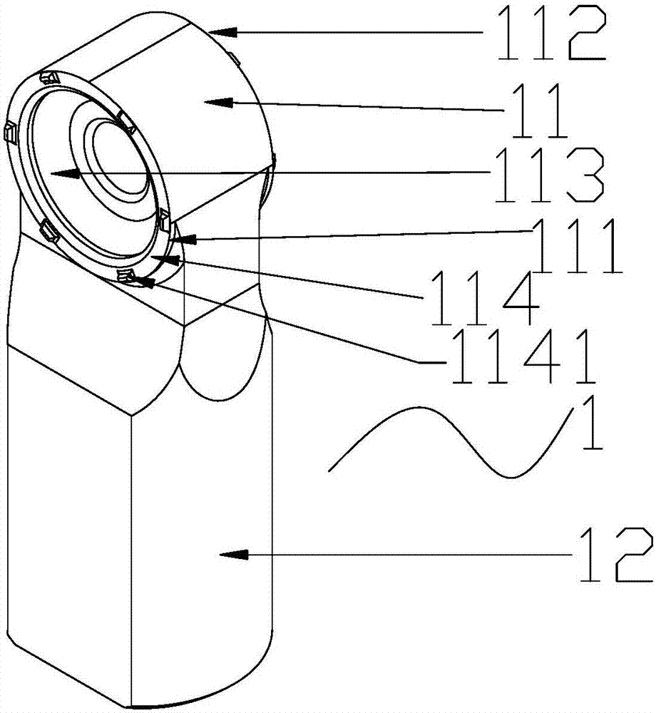 Ultrasonic welding head and ultrasonic welding device