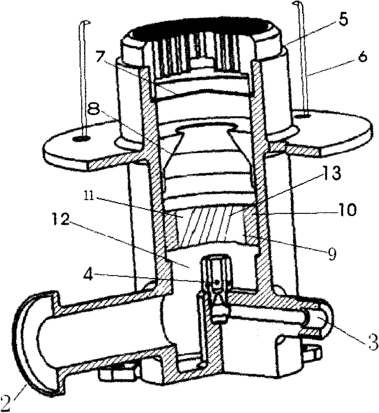 Blast-injecting forced-advancing full pre-mixing energy-saving combustor