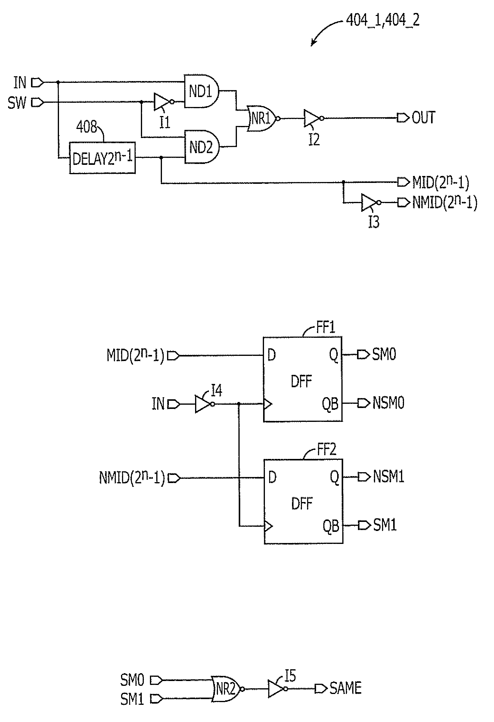 Delay chain integrated circuits having binary-weighted delay chain units with built-in phase comparators therein