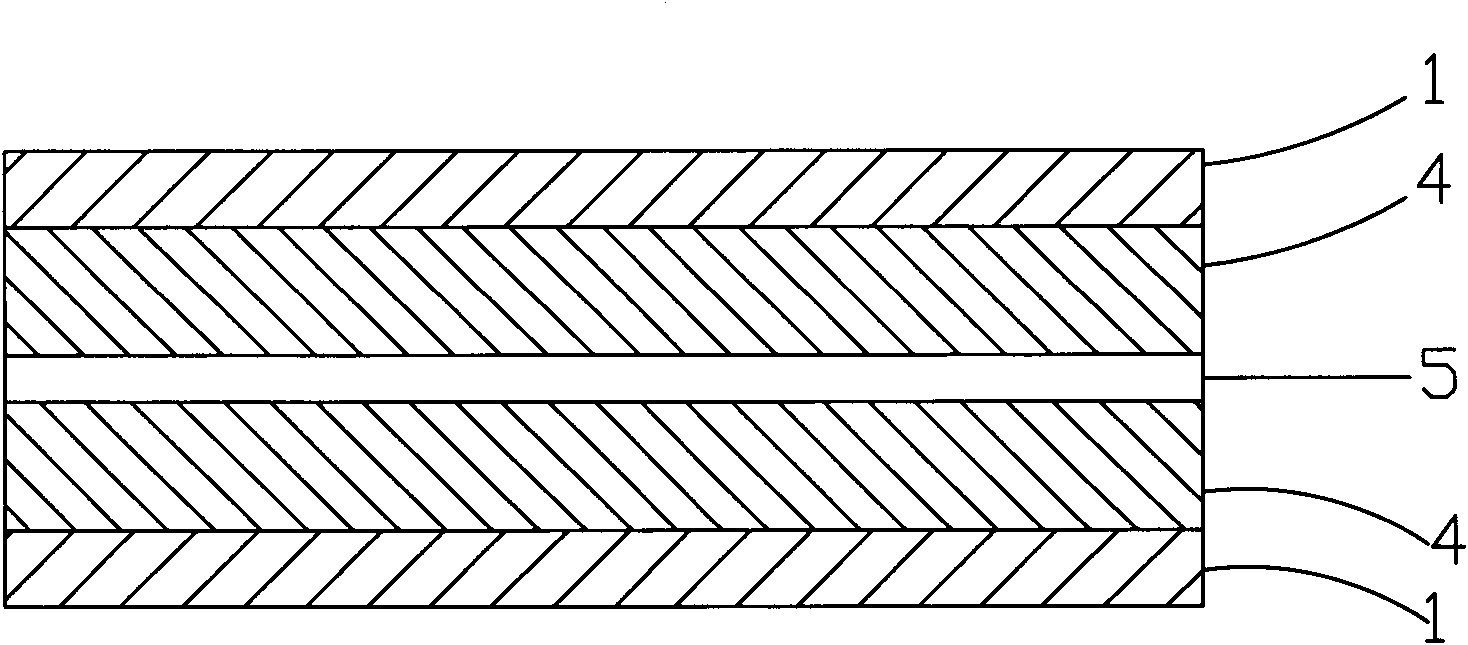 Double-surface flexible copper-clad plate and manufacturing method thereof