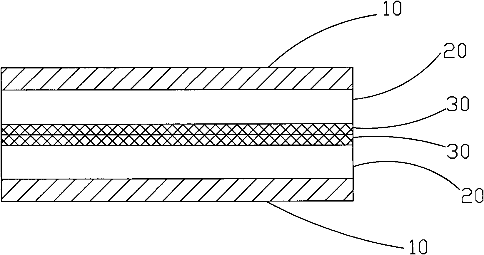 Double-surface flexible copper-clad plate and manufacturing method thereof