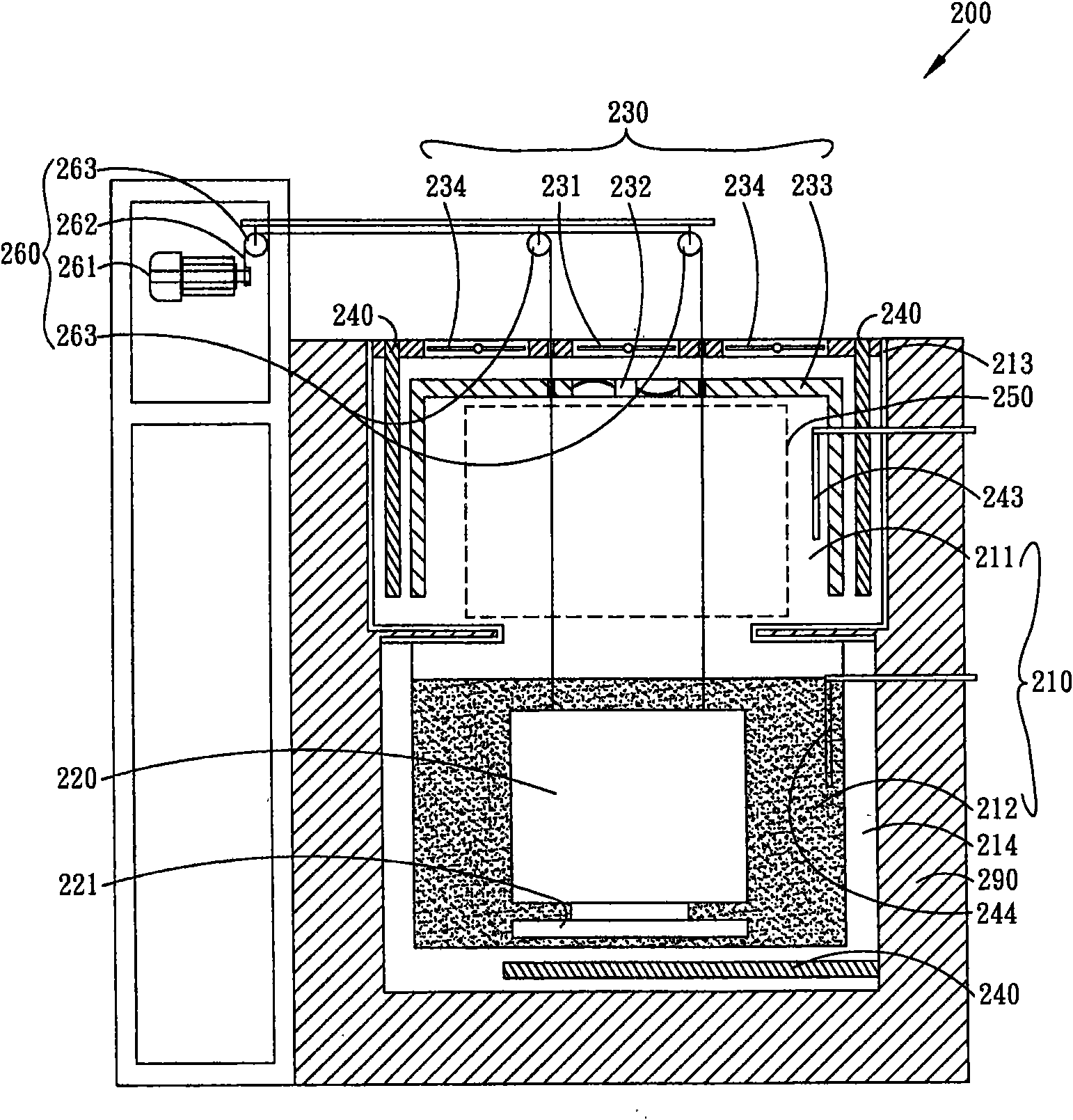 One-piece tempering furnace