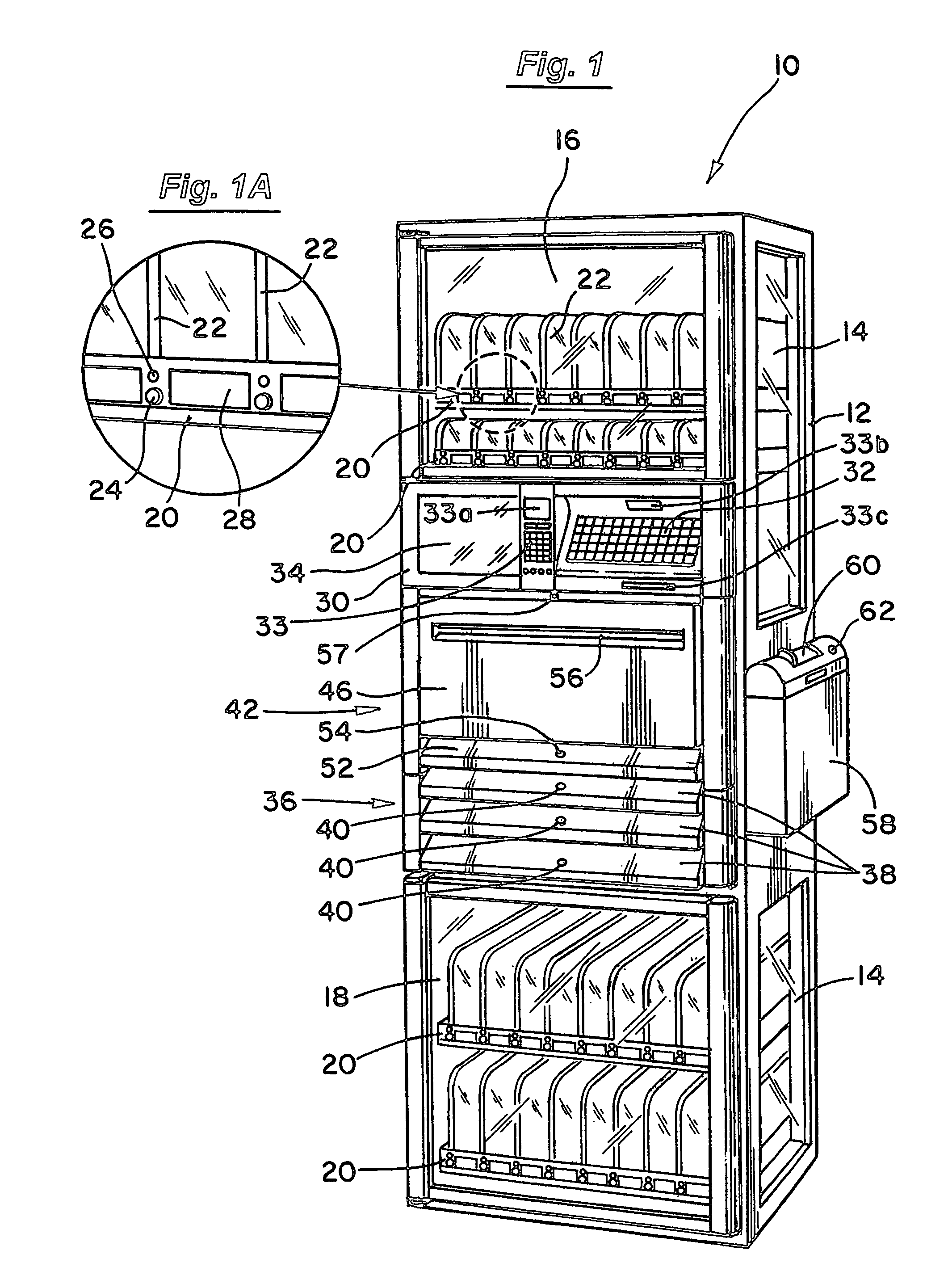 Secured dispensing cabinet and methods