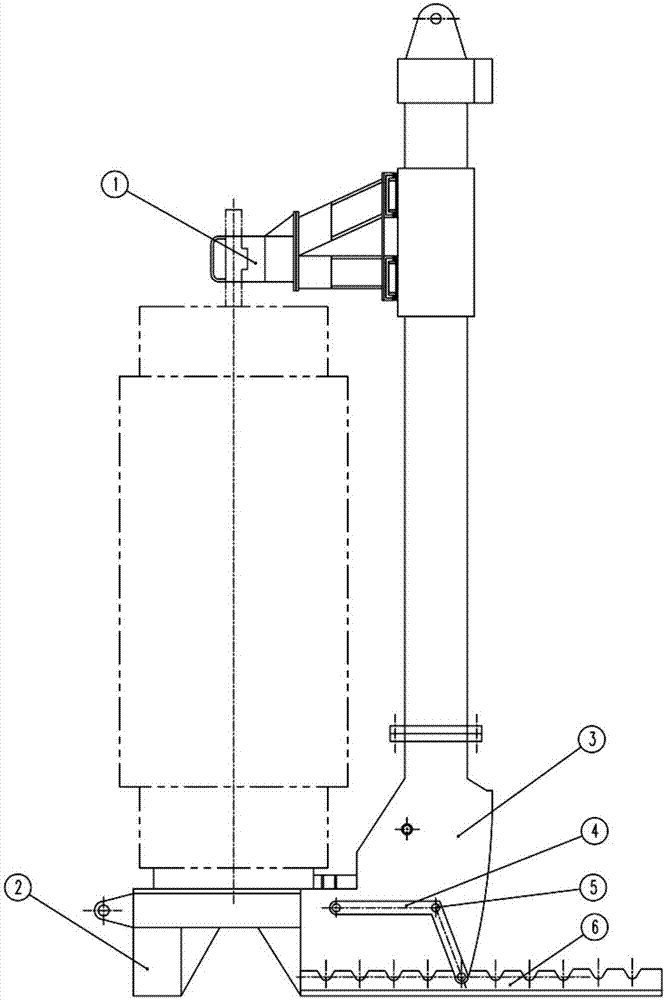A coil turning frame with a positioning control device