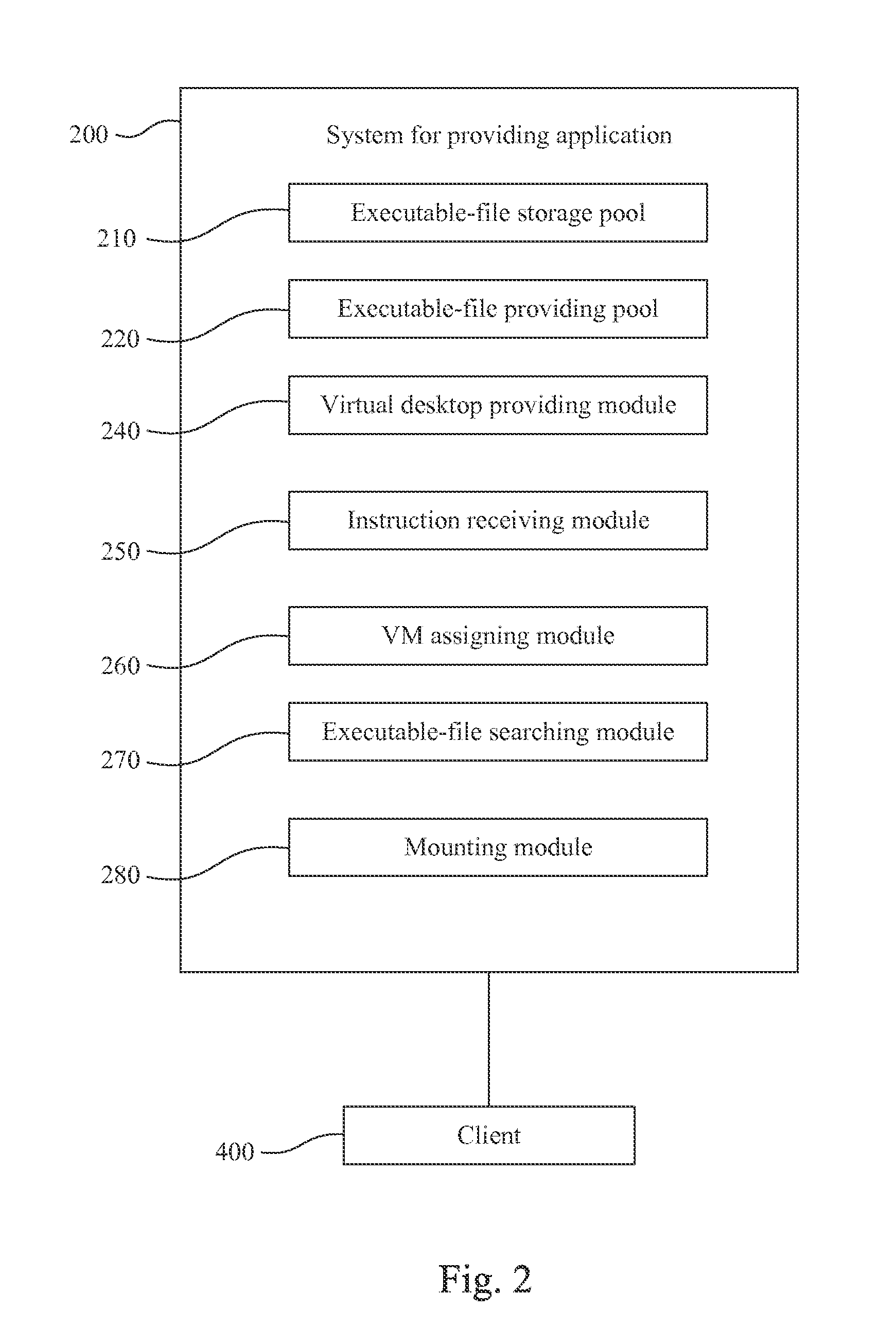 Method and System for Providing Application by Virtual Machine and Computer-Readable Storage Medium to Execute the Method