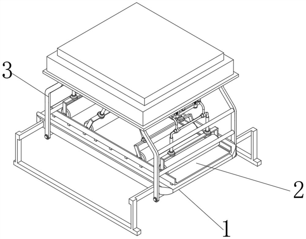 Plastic woven bag leveling device