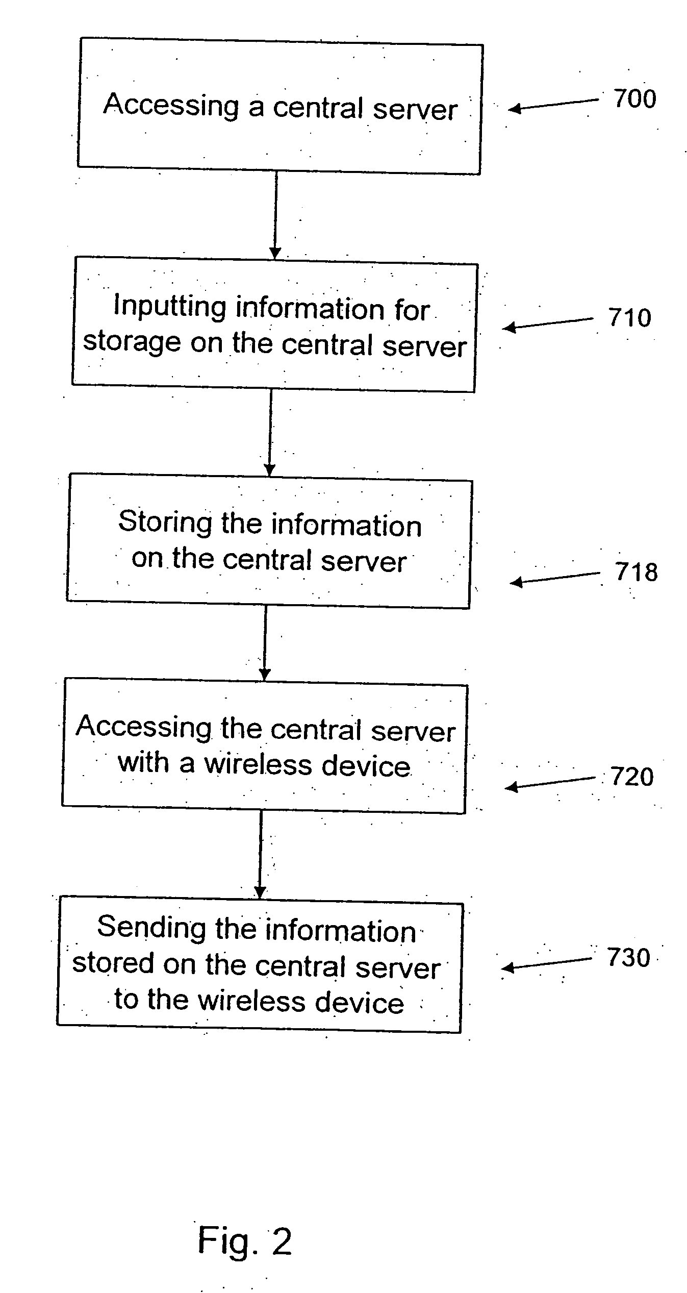 System and method for storing information for a wireless device