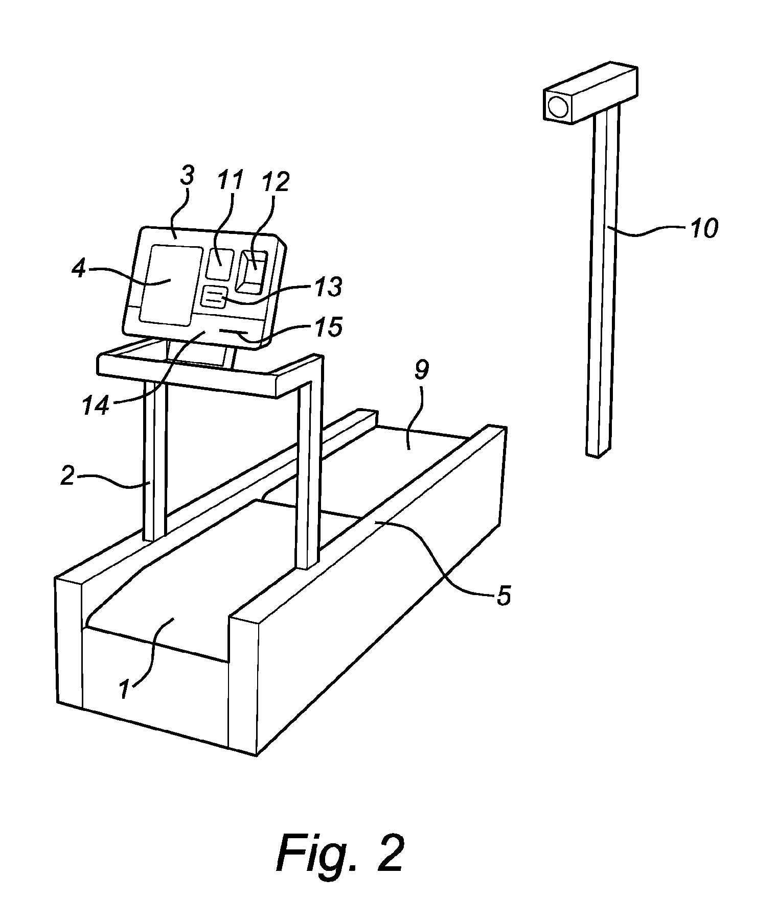 Method and system for depositing and checking of baggage into airline flights