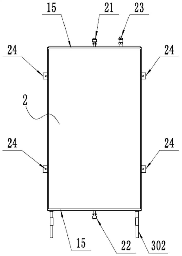 Heat accumulator sealing structure, heat accumulator and outdoor unit