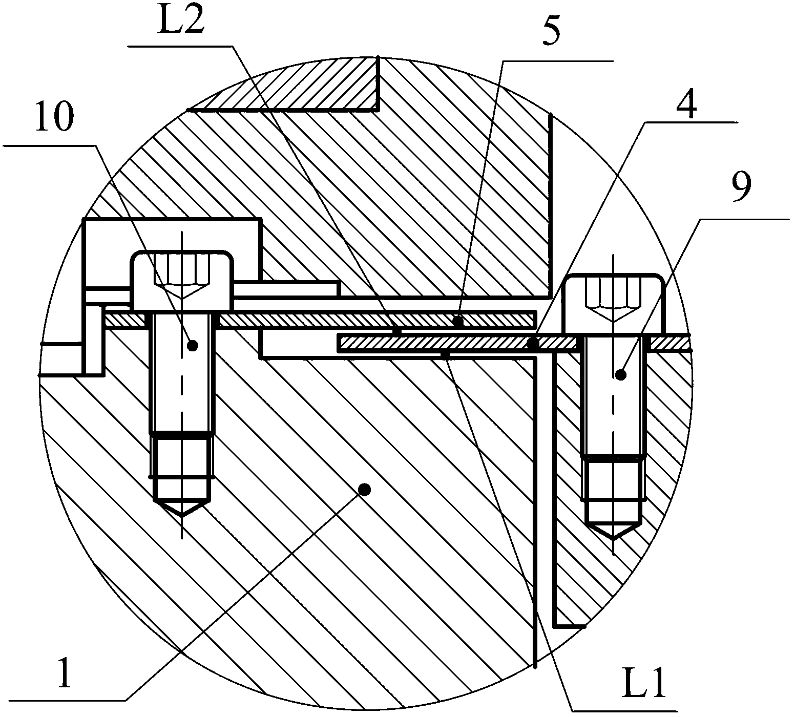 Tight braking device for numeric control rotary table