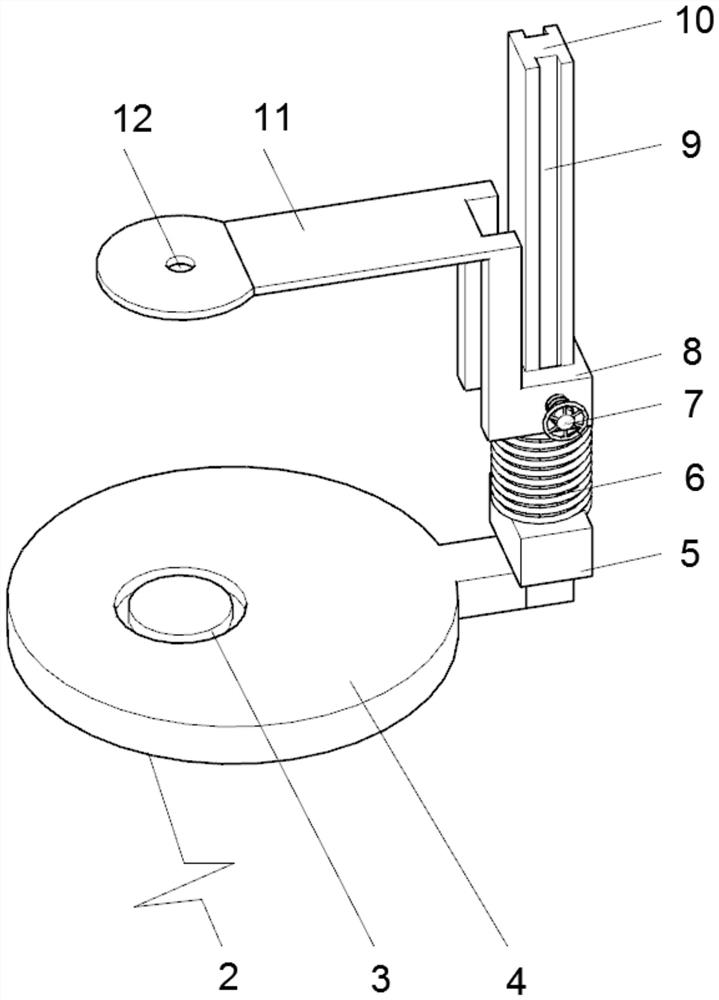 A metal ring production and processing sampling detection device