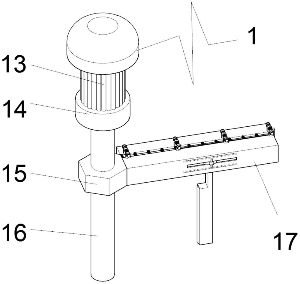 A metal ring production and processing sampling detection device