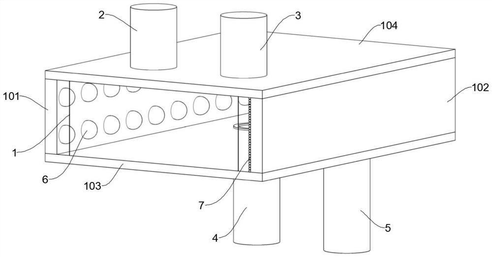 Water quality monitoring equipment with pollution discharge function