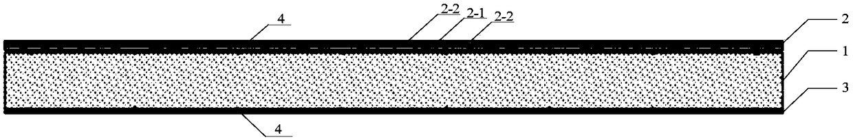 Heat preservation waterproof composite coiled material suitable for roof transformation and preparation method thereof